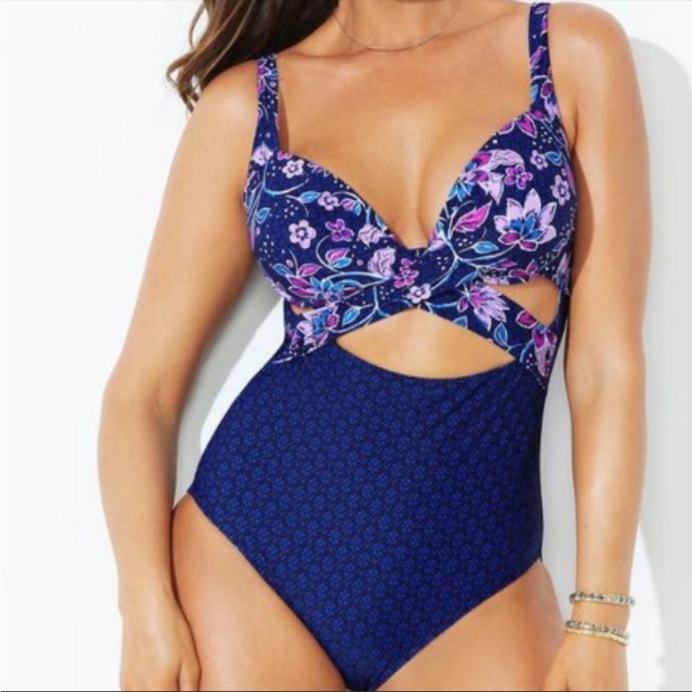 Swimsuits For All One Piece Twist